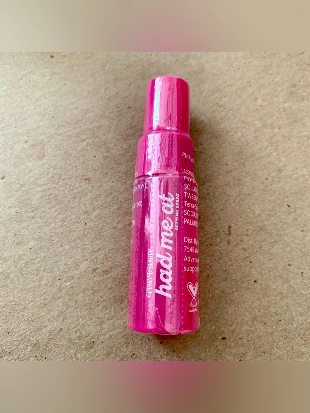 PINKY B COSMETICS Had Me At Setting Spray 0.68 Oz Travel